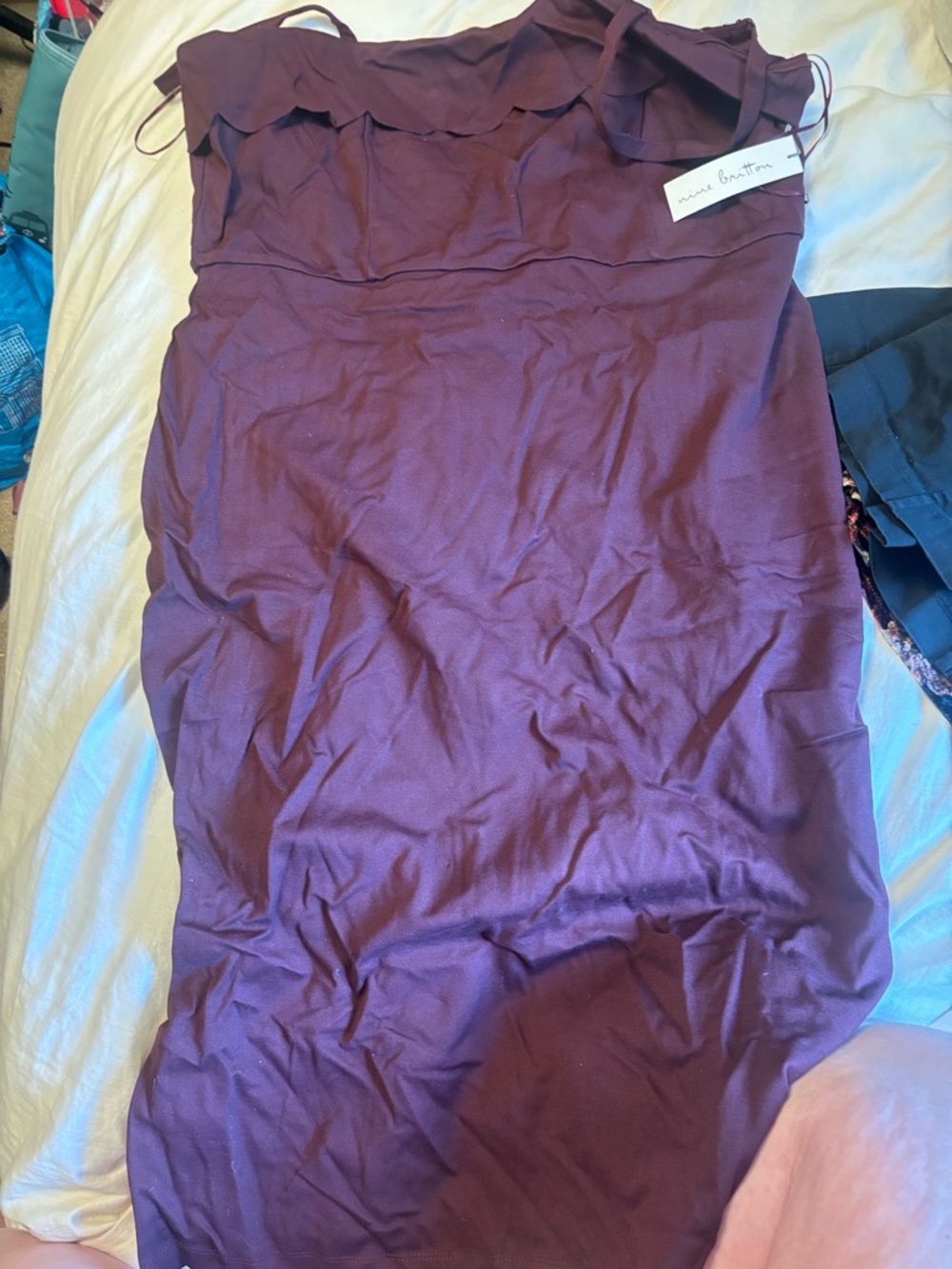 Purple Ruffled Dress